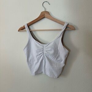 Lululemon ruched cropped tank
